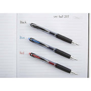 Uni-ball 207 Gel Pens, Black Ink, Retractable, 14 Count