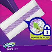 Swiffer Wetjet Mopping Refill Pack (2 bottles of cleaner + 32 refill pads)