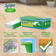 Swiffer Sweeper Heavy Duty Multi-Surface Wet Cloth Refills, Lavender Scent (54 ct.)