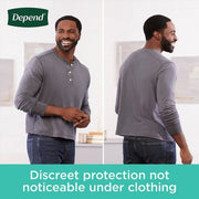 Depend Fresh Protection Incontinence Underwear for Men