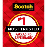 Scotch Heavy Duty Shipping Packaging Tape Dispensers, 1.88" x 27.7 yd, 6 Pack