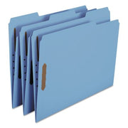 Smead 1/3 Cut Assorted Positions File Folders, Two Fasteners, Letter, 50ct., Select Color