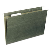 Smead 1/3 Cut Adjustable Positions Hanging File Folders, Green (Legal, 25ct.)