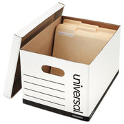 Universal® Economy Boxes, 12" x 15" x 9 7/8", White, 10/Carton