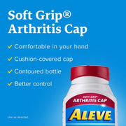 Aleve Naproxen Sodium Pain Reliver Tablets, Soft Grip Arthritis Cap (320 ct.)