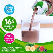 Orgain Organic Nutrition Shake, Creamy Chocolate Fudge (11 fl. oz., 12 pk.)