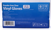 Equate Powder Free Vinyl Gloves