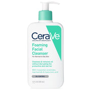 CeraVe Foaming Facial Cleanser, Daily Face Wash for Normal to Oily Skin, 12 fl oz.