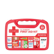 Johnson & Johnson All-Purpose Portable Compact First Aid Kit, 160 pc