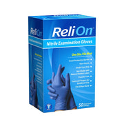 50 Count Powder-Free Diabetic ReliOn Gloves