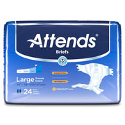 Attends Adult Incontinence Brief L Heavy Absorbency Contoured, DDA30, Heavy to Severe, 24 Ct