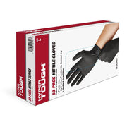 Hyper Tough Disposable Nitrile Gloves, 50CT, Size Large, One size fit most